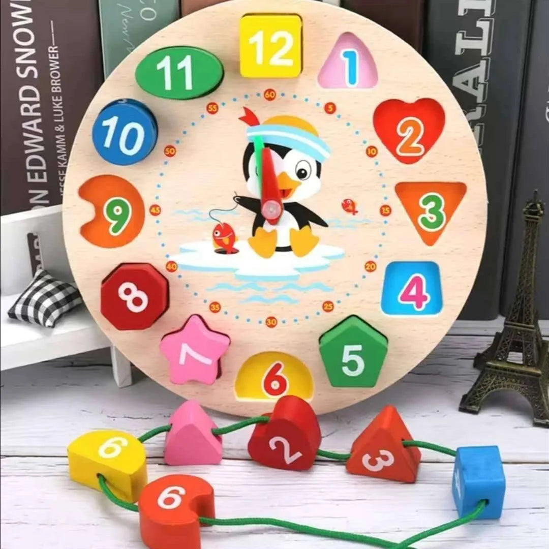 Bloques Montessori de Madera – Juego Educativo de Formas y Colores para Niños