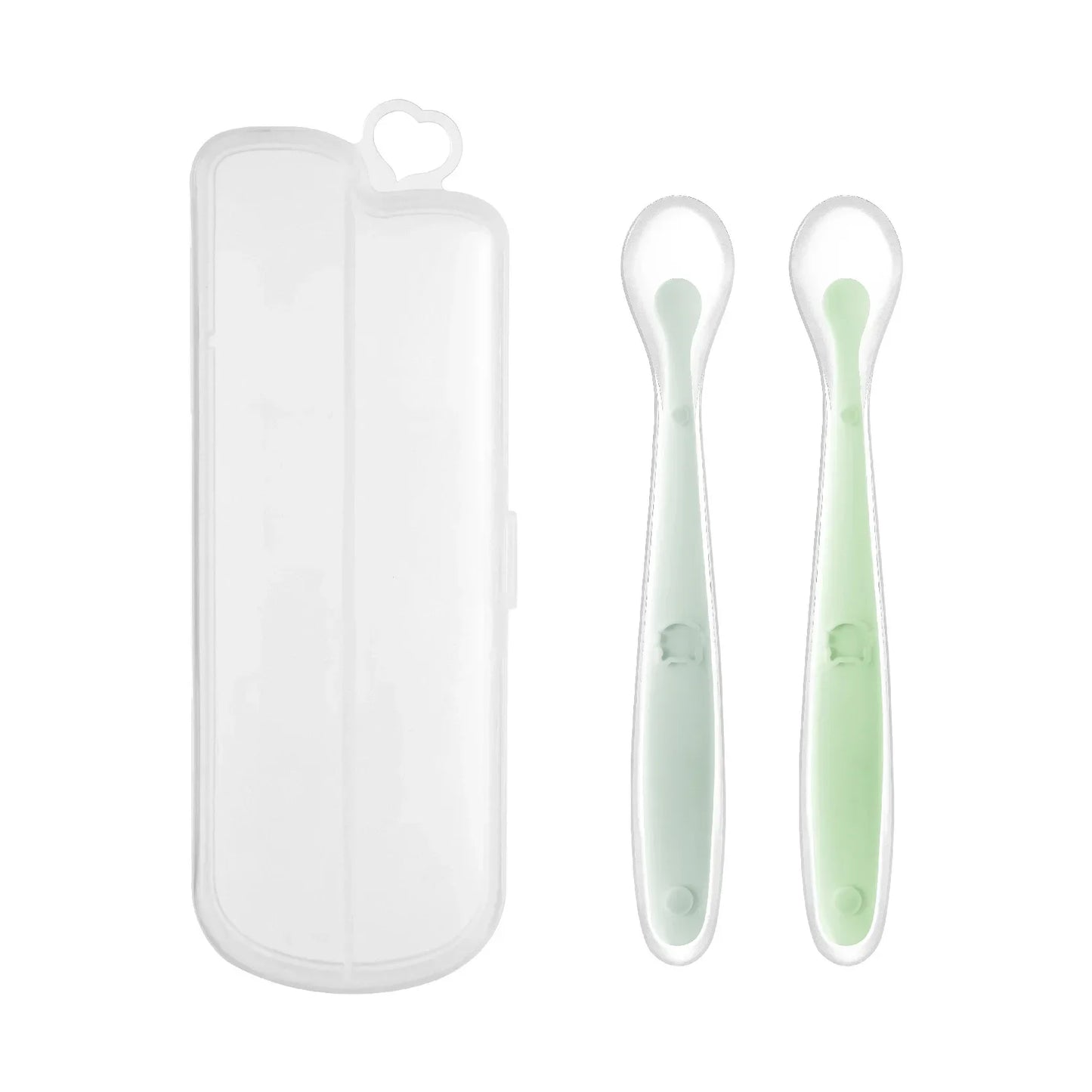 Cuchara Infantil: Cuchara de Silicona Suave para Aprender a Comer