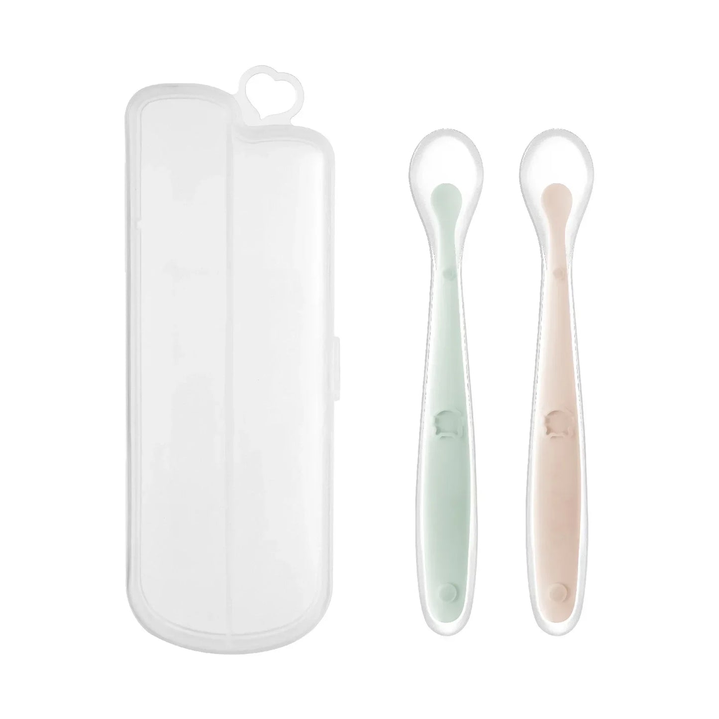 Cuchara Infantil: Cuchara de Silicona Suave para Aprender a Comer