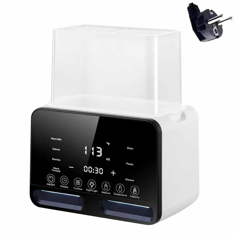 Calentador y Esterilizador de Mamaderas Confort – Multifunción, Rápido y Seguro con Control de Temperatura y Temporizador