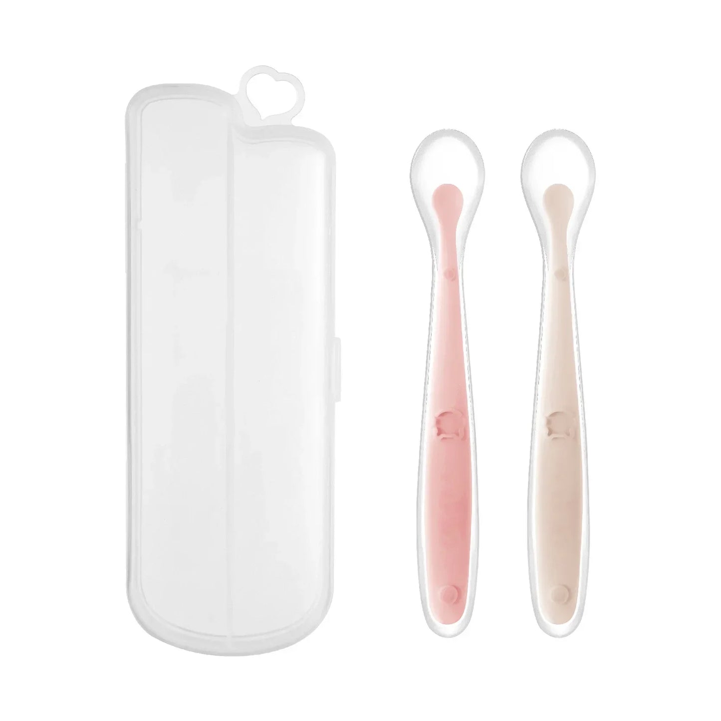 Cuchara Infantil: Cuchara de Silicona Suave para Aprender a Comer