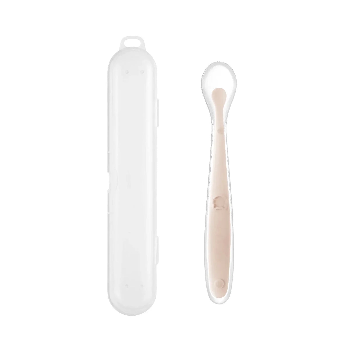 Cuchara Infantil: Cuchara de Silicona Suave para Aprender a Comer