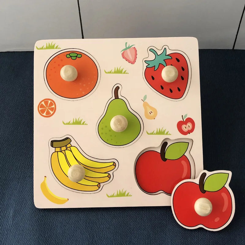 Bloques Montessori de Madera – Juego Educativo de Formas y Colores para Niños