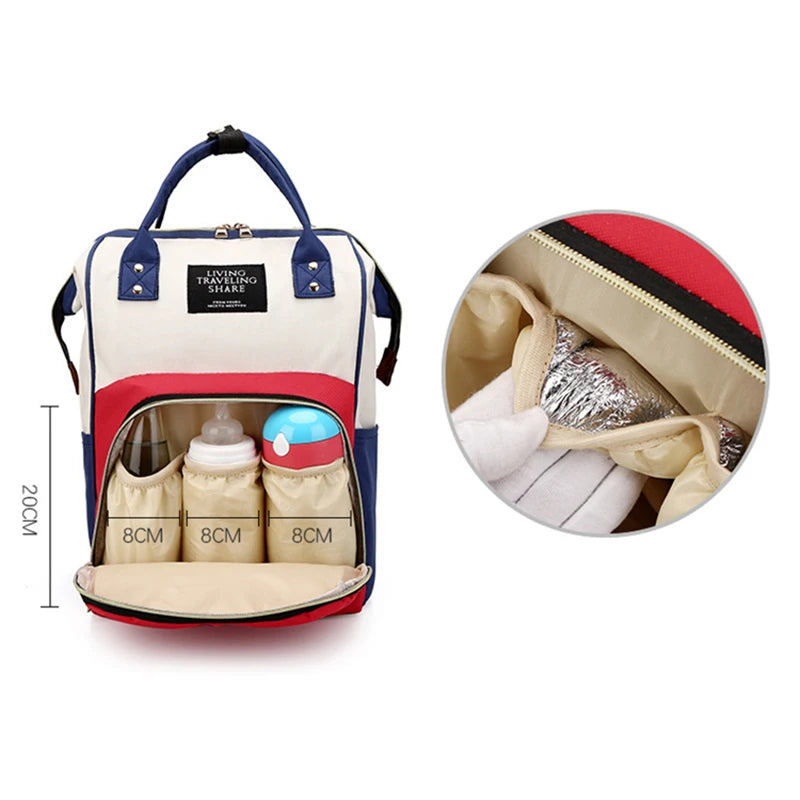 Mochila Maternal Multifuncional Bebelix – Capacidad y Aislamiento Térmico