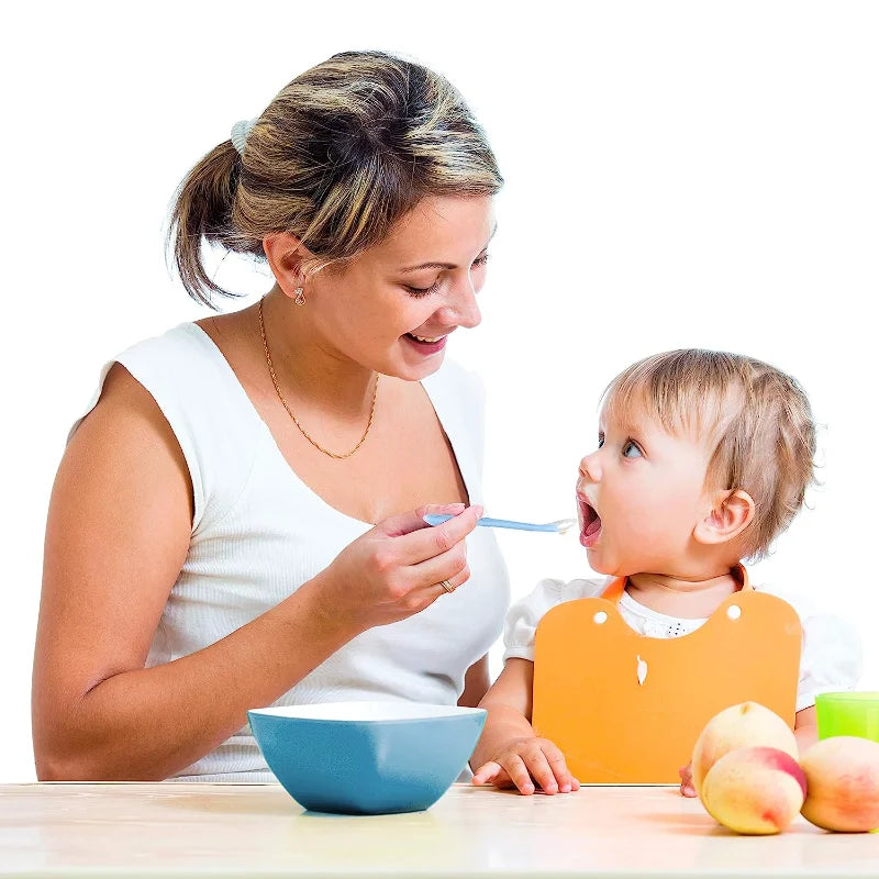 Cuchara Infantil: Cuchara de Silicona Suave para Aprender a Comer