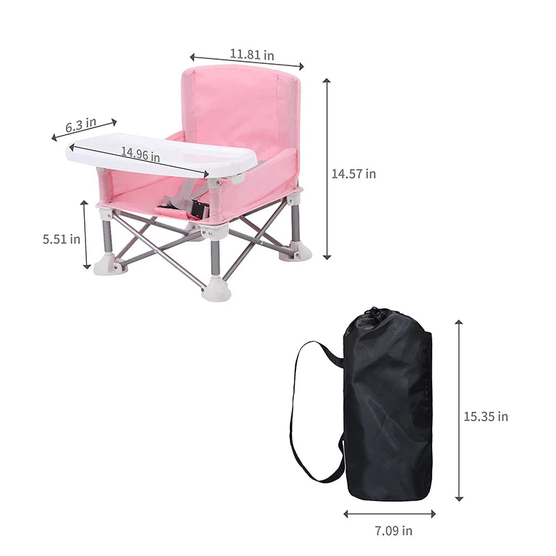 Mesa y Silla Multifuncional Bebelix – Comedor, Camping y vacaciones con tu Bebé