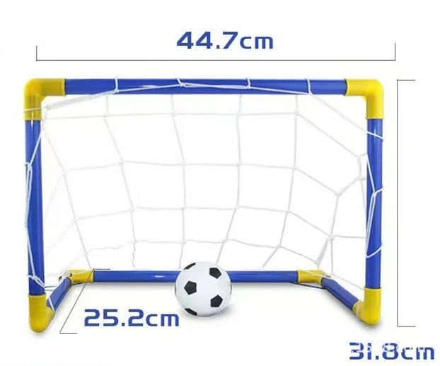 Arco de Fútbol Infantil Portátil – Set Completo con Pelota y Bombín incluido