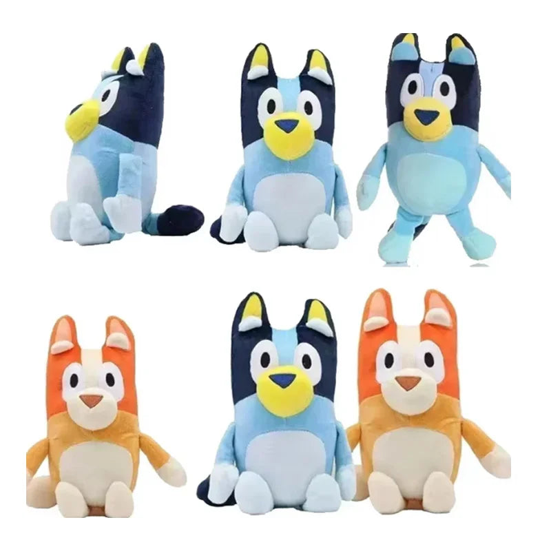 Peluches Bluey y Bingo