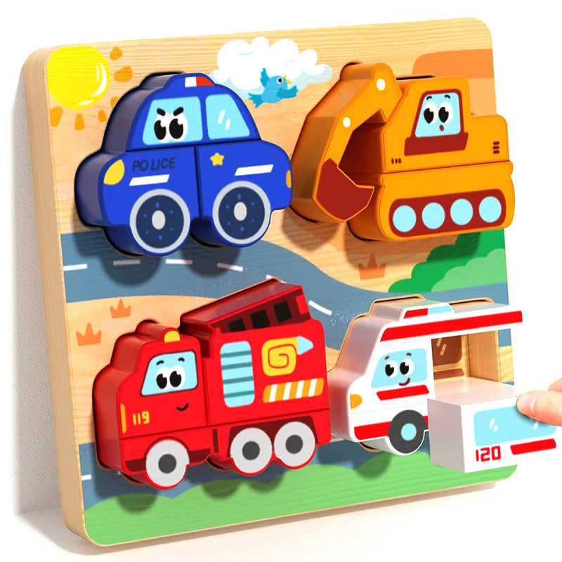 Bloques Montessori de Madera – Juego Educativo de Formas y Colores para Niños
