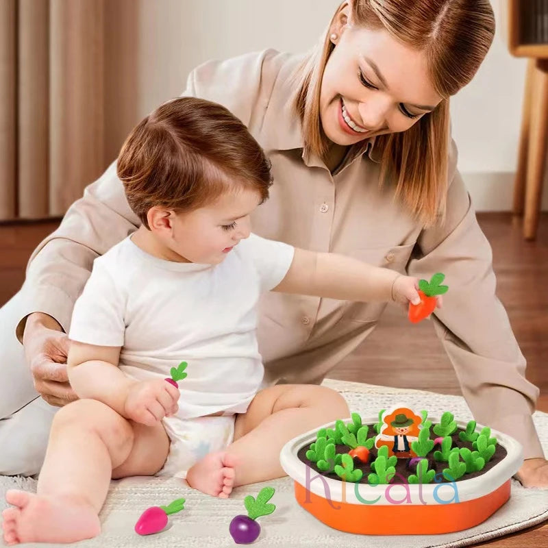 Juego Montessori estilo plantas y animales🌿 – Juguete Educativo de Madera para Niños