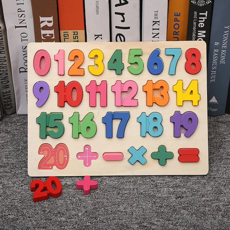 Bloques Montessori de Madera – Juego Educativo de Formas y Colores para Niños