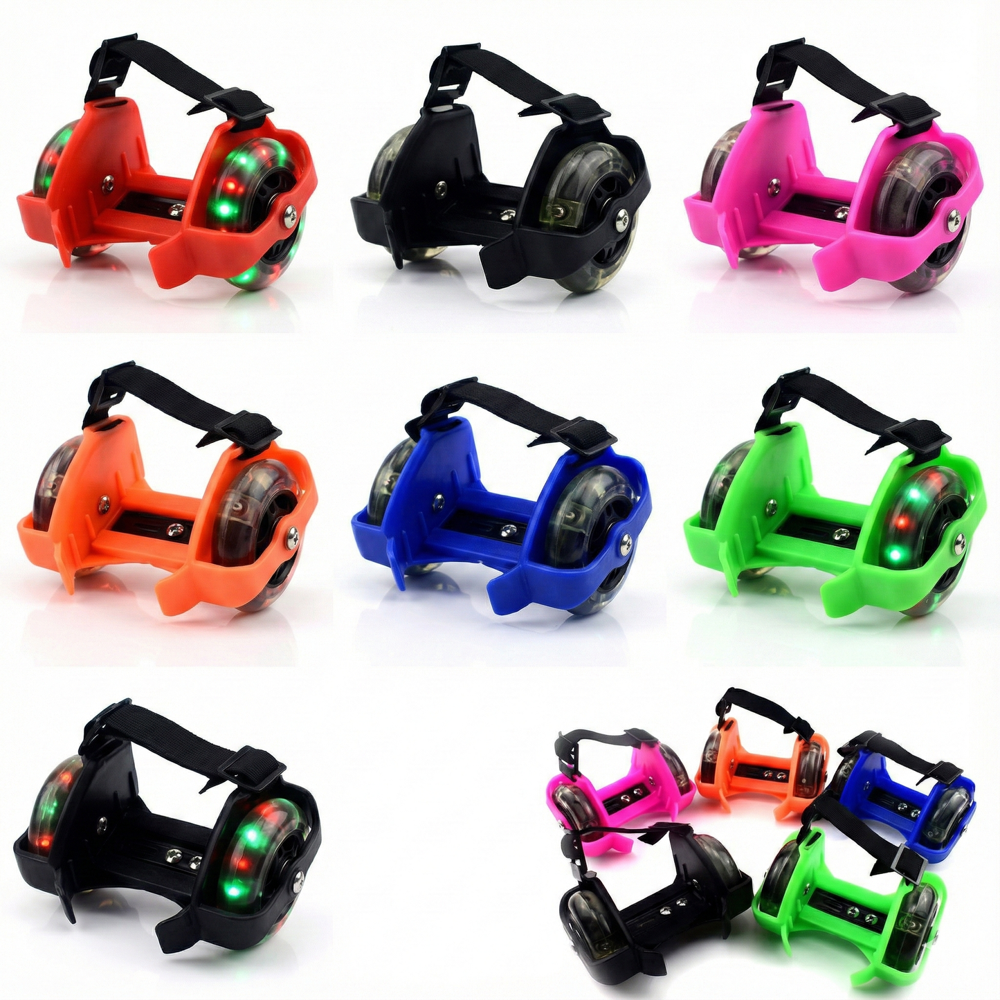 Patines LED Ajustables para Zapatillas