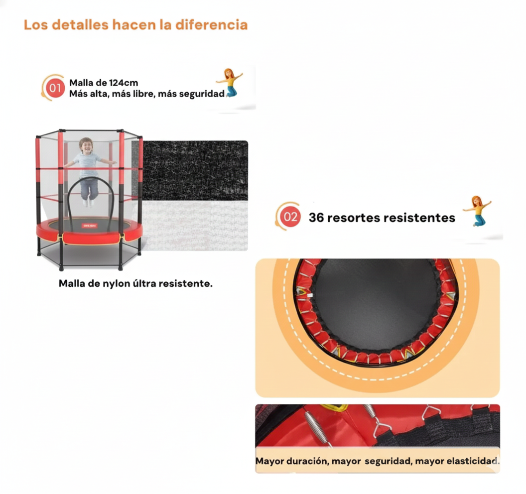 Cama Elástica Infantil