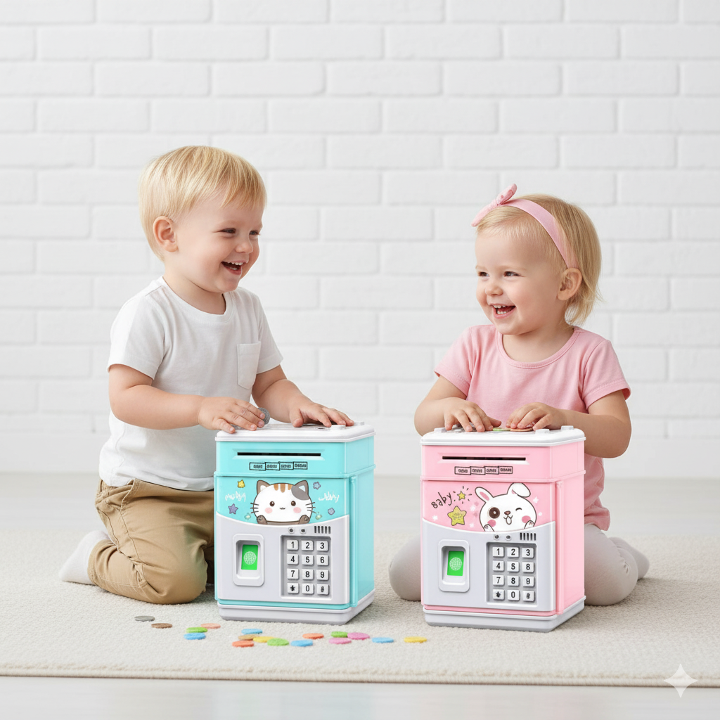 Alcancía Caja Fuerte Electrónica Infantil