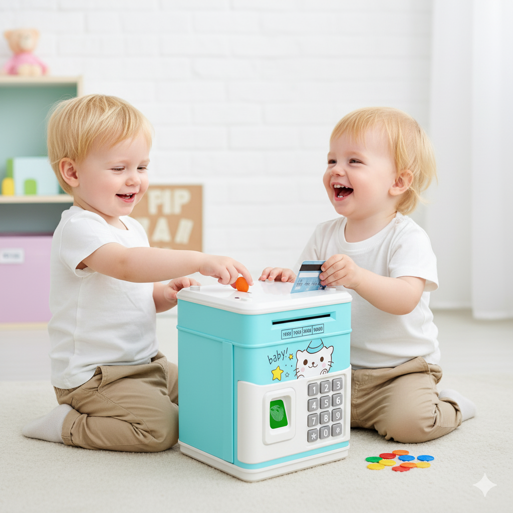 Alcancía Caja Fuerte Electrónica Infantil