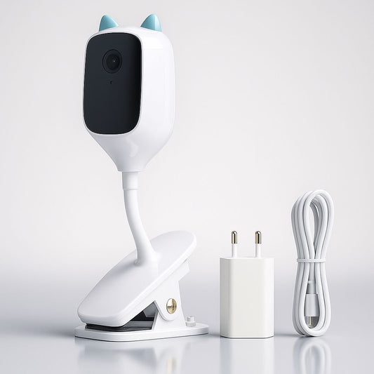 Cámara de bebe Flex C&S - Ajustable y montable - Full HD + visión nocturna