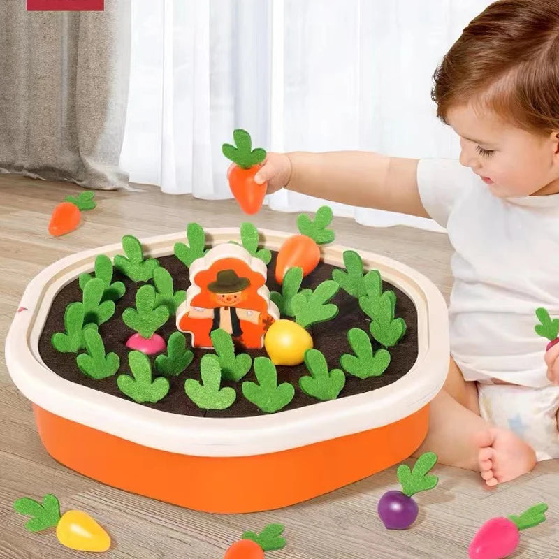 Juego Montessori estilo plantas y animales🌿 – Juguete Educativo de Madera para Niños