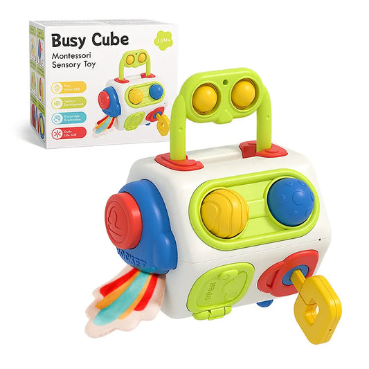 Busy Cube Montessori – Juego Educativo y Sensorial