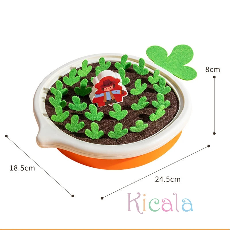 Juego Montessori estilo plantas y animales🌿 – Juguete Educativo de Madera para Niños