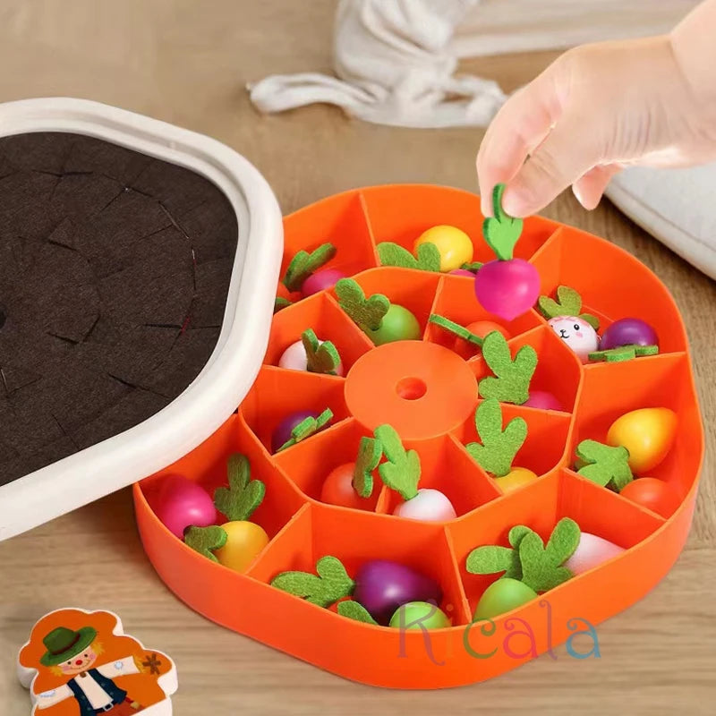 Juego Montessori estilo plantas y animales🌿 – Juguete Educativo de Madera para Niños